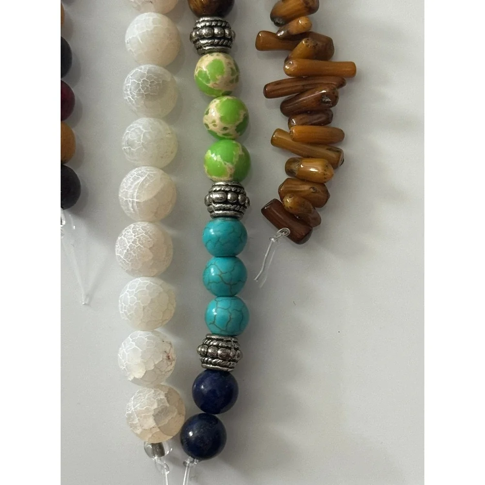 Bead Landing Semi Precious Stone Wood‎ Glass Bead Lot Miyuki Shoji Delica DIY